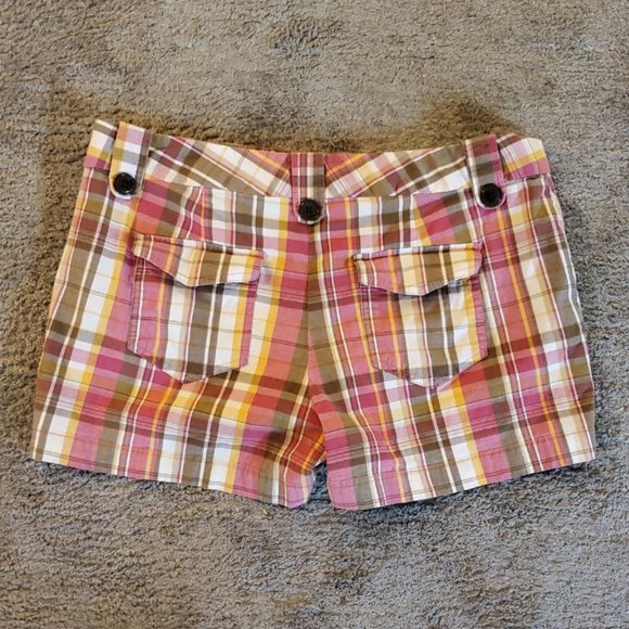 Pacific Apparel Plaid Shorts - Picture 2 of 4